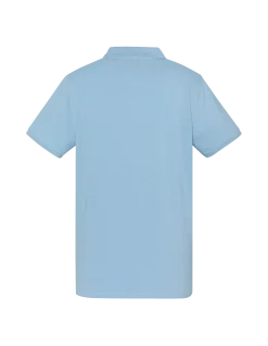 Polo basique bleu pale en maille piquée - BLEU PALE