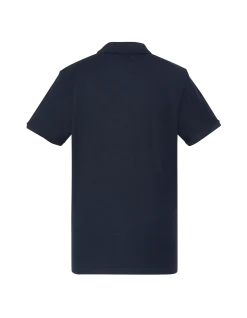 Polo bleu marine en coton piqué - MARINE