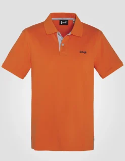 Polo orange et gris - ORANGE/GRIS