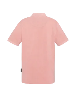 Polo rose poudré avec logo rétro - ROSE POUDRÉ