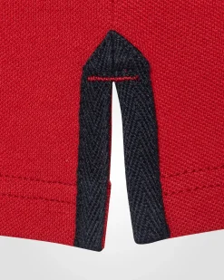 Polo rouge et bleu marine - MARINE/ROUGE