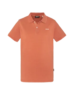 Polo rouille effet délavé - ROUILLE