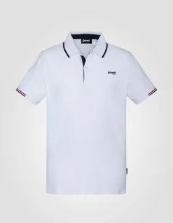 Polo rétro blanc - BLANC