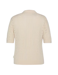 Polo rétro blanc - BLANC CASSÉ