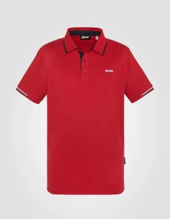 Polo rétro rouge - ROUGE