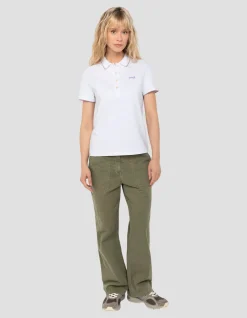 Polo rétro sport blanc - BLANC