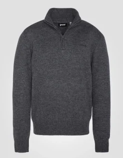 Pull camionneur anthracite en lambswool - ANTHRACITE