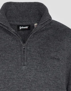 Pull camionneur anthracite en lambswool - ANTHRACITE