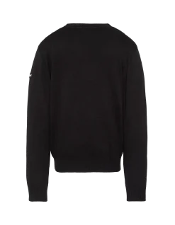 Pull léger noir col rond - NOIR