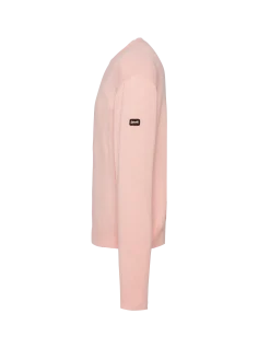 Pull léger rose pâle col rond - ROSE PÂLE