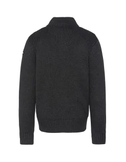 Pull trucker anthracite chiné - ANTHRACITE CHINÉ
