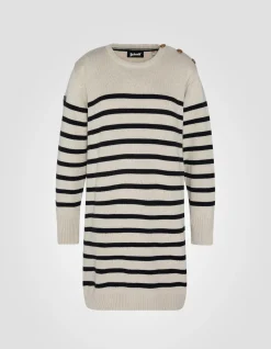 Robe pull naturel et bleu marine US NAVY - NATUREL/MARINE