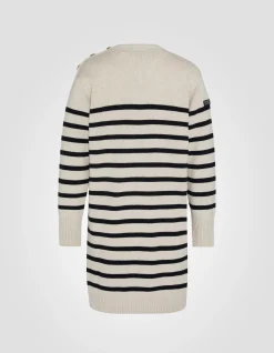 Robe pull naturel et bleu marine US NAVY - NATUREL/MARINE