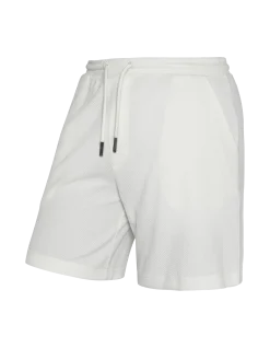 Short blanc effet gaufré - BLANC