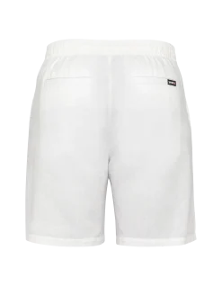 Short blanc en lin mélangé - BLANC