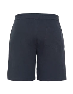 Short bleu marine en gaze de coton - MARINE