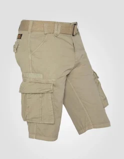 Short cargo beige clair multipoches - BEIGE CLAIR