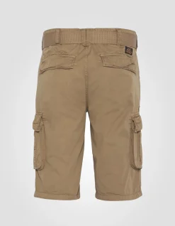 Short cargo beige multipoches - BEIGE