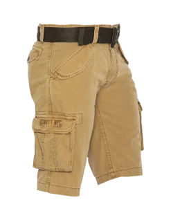 Short cargo beige multipoches - BEIGE