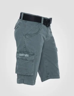 Short cargo bleu pétrole multipoches - BLEU PÉTROLE