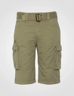 Short cargo kaki clair multipoches - KAKI CLAIR