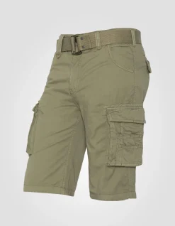 Short cargo kaki clair multipoches - KAKI CLAIR