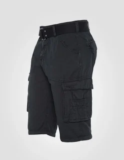 Short cargo noir multipoches - NOIR