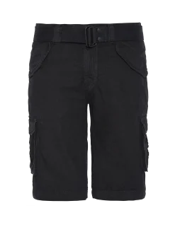 Short cargo noir multipoches - NOIR
