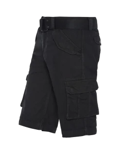Short cargo noir multipoches - NOIR