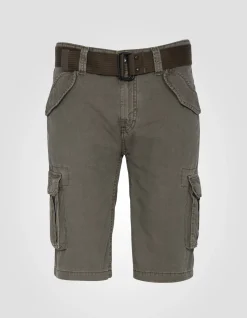 Short cargo olive multipoches - OLIVE