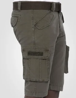 Short cargo olive multipoches - OLIVE