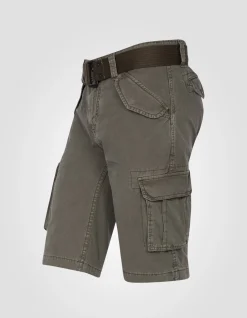 Short cargo olive multipoches - OLIVE