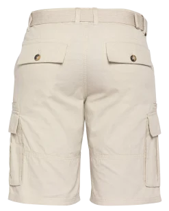 Short de combat beige avec ceinture - BEIGE