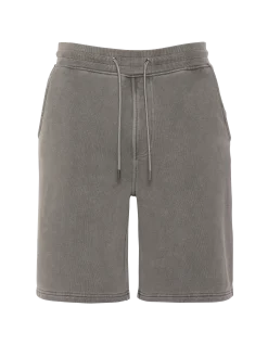Short de survêtement charbon effet délavé - CHARBON