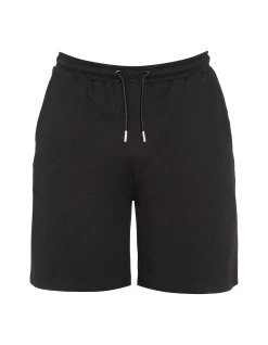 Short noir effet gaufré - NOIR