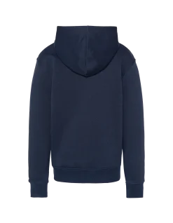 Sweatshirt bleu marine à capuche imprimé enfant - MARINE