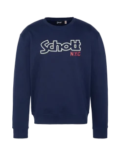Sweatshirt bleu marine col rond - MARINE