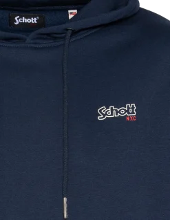 Sweatshirt à capuche bleu marine - MARINE