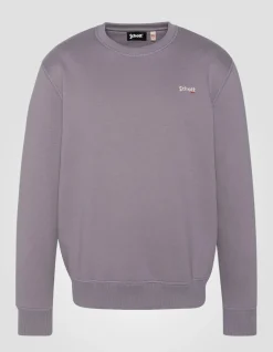 Sweatshirt col rond lilas en molleton épais - LILAS