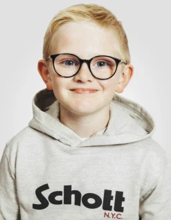 Sweatshirt gris à capuche enfant - GRIS