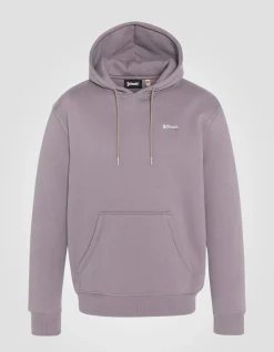 Sweatshirt lilas à capuche en molleton épais - LILAS