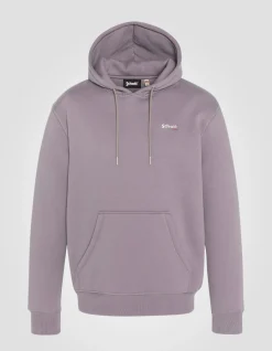 Sweatshirt lilas à capuche en molleton épais - LILAS