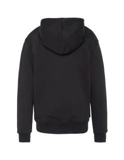 Sweatshirt noir à capuche imprimé enfant - NOIR