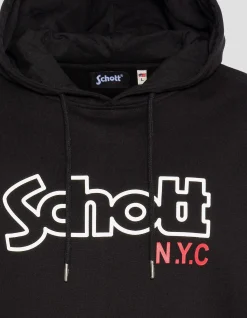Sweatshirt noir à capuche - NOIR