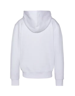 Sweatshirt zippé blanc à capuche enfant - BLANC