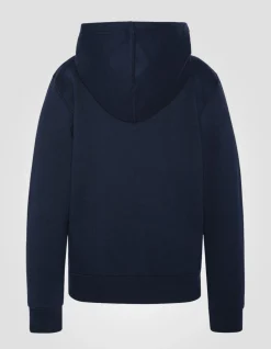 Sweatshirt zippé bleu marine enfant - MARINE