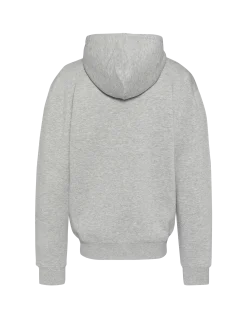 Sweatshirt zippé à capuche gris chiné - GRIS CHINÉ