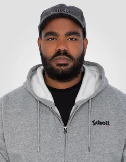 Sweatshirt zippé gris chiné à capuche, grande taille - GRIS CHINÉ