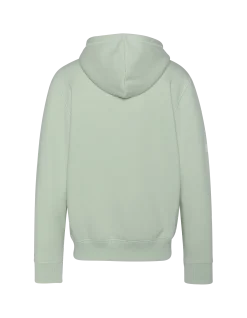 Sweatshirt zippé pastel sage à capuche en molleton épais, grande taille - SAGE PASTEL