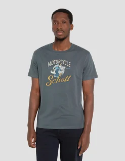 T-shirt biker cartoon anthracite - ANTHRACITE